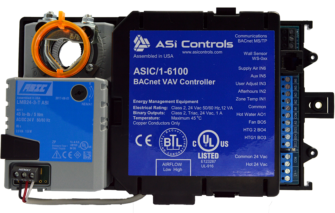 ASIC/16100 VAV Controller ASI Controls